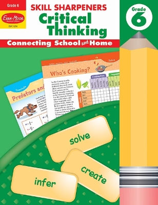 Book cover for Skill Sharpeners: Critical Thinking, Grade 6 Workbook