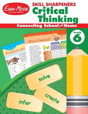 Cover of Skill Sharpeners: Critical Thinking, Grade 6 Workbook