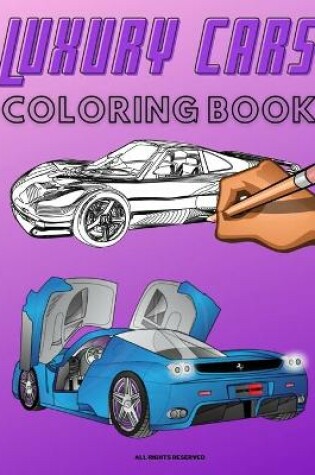 Cover of Luxury Cars Coloring Book