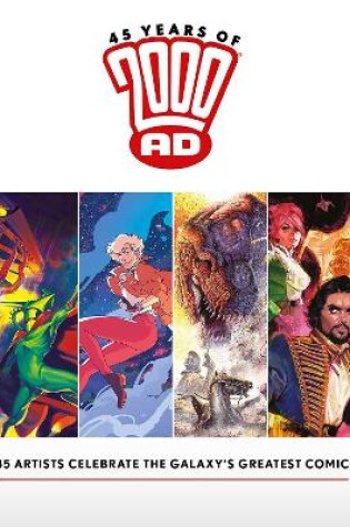 Cover of 45 Years of 2000 AD: Anniversary Art Book