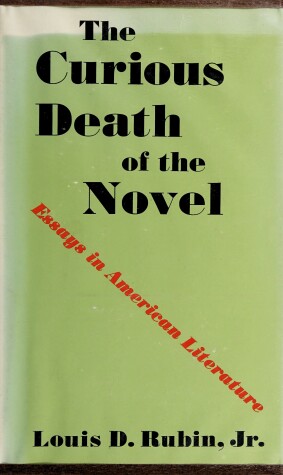 Book cover for The Curious Death of the Novel