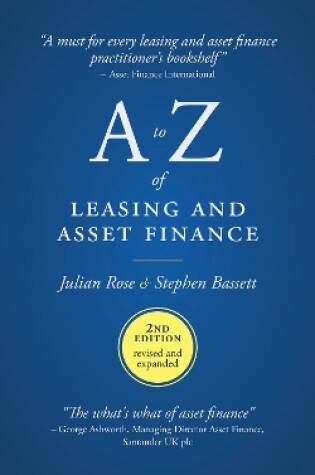 Cover of A to Z of leasing and asset finance