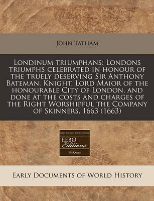 Book cover for Londinum Triumphans