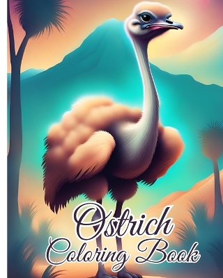 Book cover for Ostrich Coloring Book