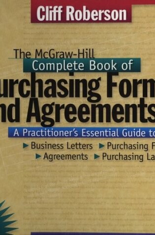 Cover of McGraw-Hill Complete Book of Purchasing Forms and Agreements