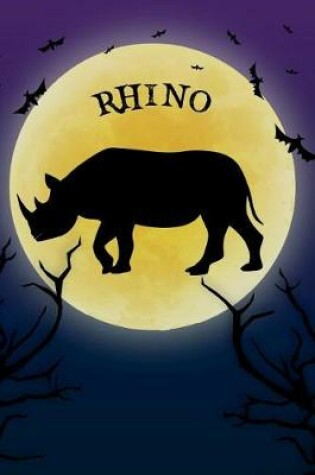 Cover of Rhino Notebook Halloween Journal