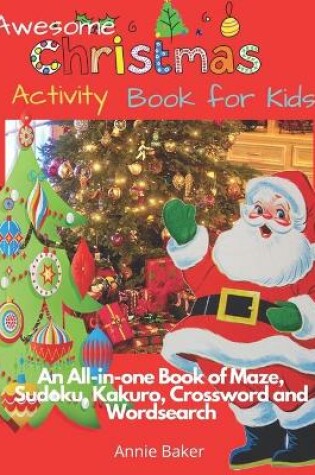 Cover of Awesome Christmas Activity Book for Kids