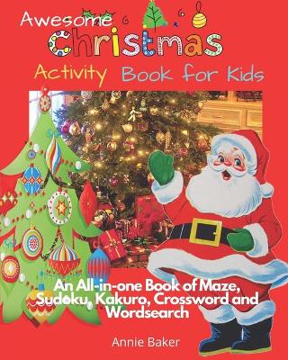 Book cover for Awesome Christmas Activity Book for Kids