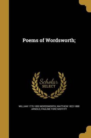 Cover of Poems of Wordsworth;