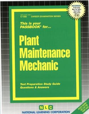 Book cover for Plant Maintenance Mechanic