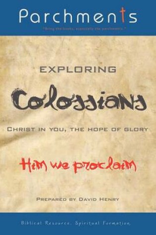 Cover of Exploring Colossians