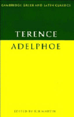 Cover of Terence: Adelphoe