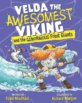 Book cover for Velda the Awesomest Viking and the Ginormous Frost Giants