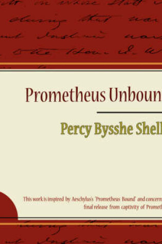 Cover of Prometheus Unbound - Percy Bysshe Shelly