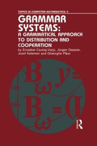 Cover of Grammar Systems