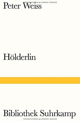 Cover of Holderlin