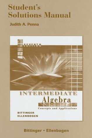 Cover of Student Solutions Manual for Intermediate Algebra