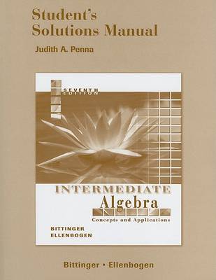 Book cover for Student Solutions Manual for Intermediate Algebra