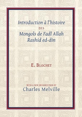 Book cover for Introduction a l'Histoire des Mongols de Fadl Allah Rashid ed-din