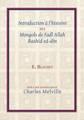 Book cover for Introduction a l'Histoire des Mongols de Fadl Allah Rashid ed-din