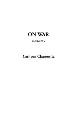 Book cover for On War, V1