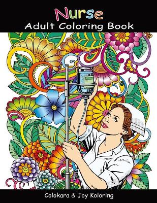 Book cover for Nurse Adult Coloring Book