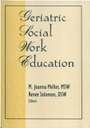 Book cover for Geriatric Social Work Education