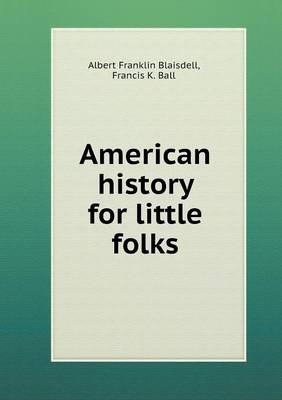 Book cover for American history for little folks