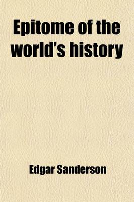 Book cover for Epitome of the World's History; Modern Volume 2