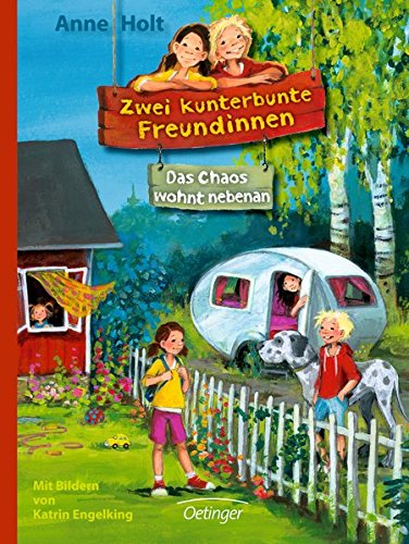 Book cover for Zwei kunterbunte Freundinnen. Das Chaos wohnt nebenan