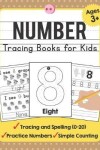 Book cover for Number Tracing Books for Kids Ages 3-5