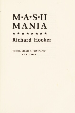 Cover of M*A*S*H Mania