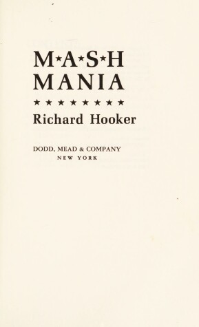 Book cover for M*A*S*H Mania