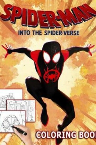 Cover of Spider-man Into The Spider-Verse Coloring Book