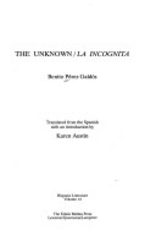 Cover of The Unknown