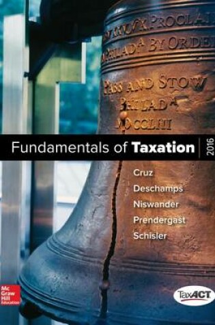Cover of MP Fundamentals of Taxation 2016 Edition with Taxact CD-ROM