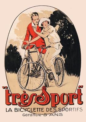 Cover of Carnet ligné Affiche Très Sport" Bicyclette"