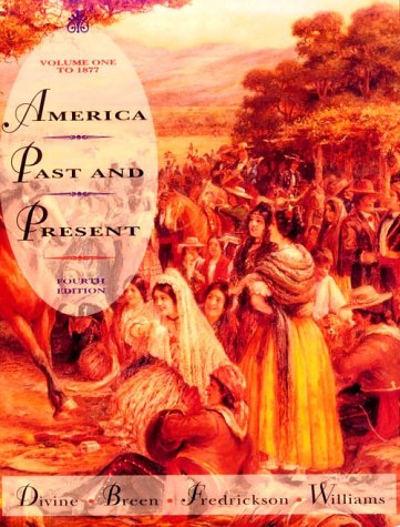 Book cover for America Past and Present to 1877