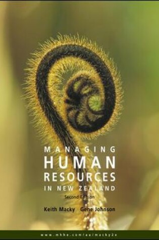 Cover of Managing Human Resources in New Zealand 2e