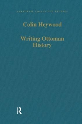 Cover of Writing Ottoman History