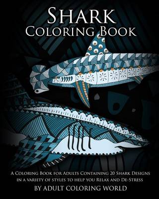 Book cover for Shark Coloring Book