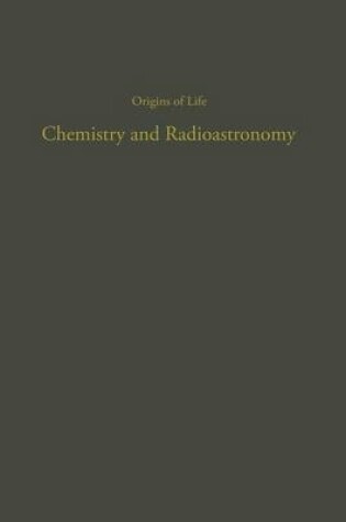 Cover of Chemistry and Radioastronomy