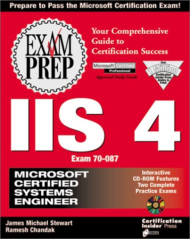 Book cover for MCSE Internet Information Server 4 Exam Prep
