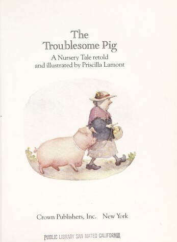 Book cover for Troublesome Pig P Ov B W Jkt
