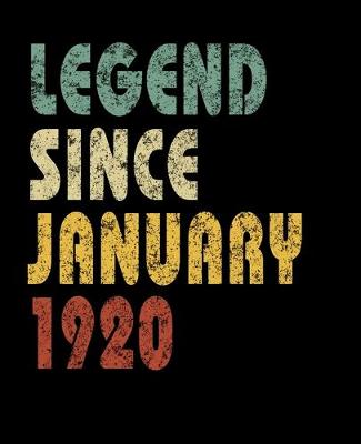 Book cover for Legend Since January 1920