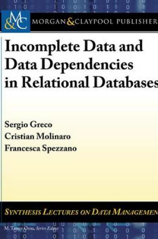 Cover of Incomplete Data and Data Dependencies in Relational Databases