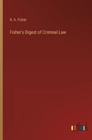 Cover of Fisher's Digest of Criminal Law