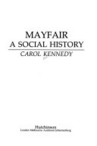 Cover of Mayfair