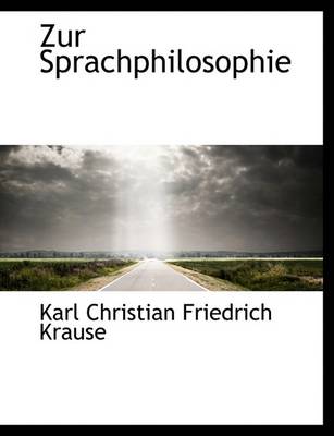 Book cover for Zur Sprachphilosophie