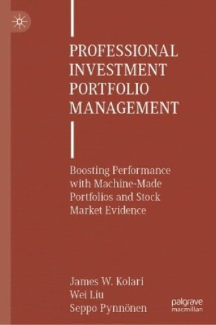 Cover of Professional Investment Portfolio Management